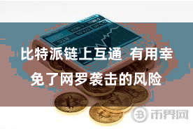 比特派链上互通  有用幸免了网罗袭击的风险